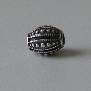 Pandora Sterling Silver oblong charm